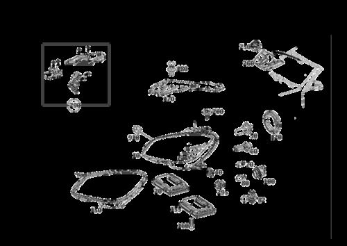 Genuine mercedes-benz fog lamp 212-820-09-56