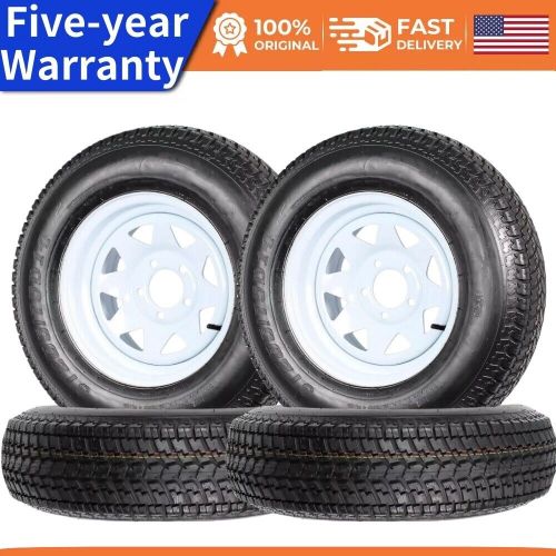 4pack ST205/75D14 5 Lug Trailer Tires and Wheels with 14" Rim 6PR 205 75 14, US $339.98, image 7