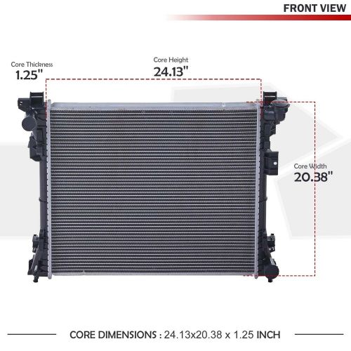 13063 Radiator for 08-20 Grand Caravan Ram C/V Chrysler Town Country Routan wn, US $72.00, image 7