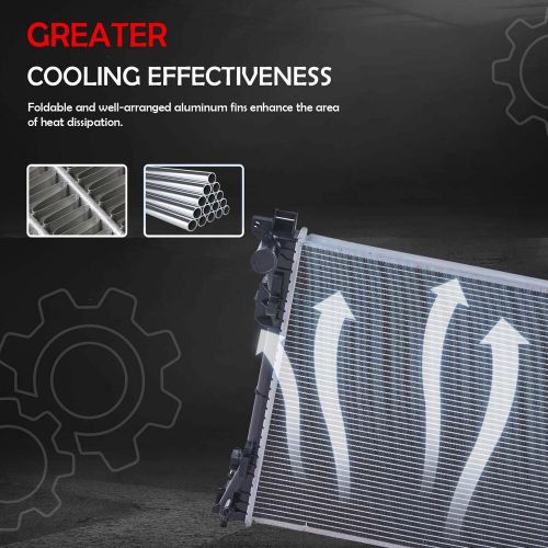 13063 Radiator for 08-20 Grand Caravan Ram C/V Chrysler Town Country Routan wn, US $72.00, image 9