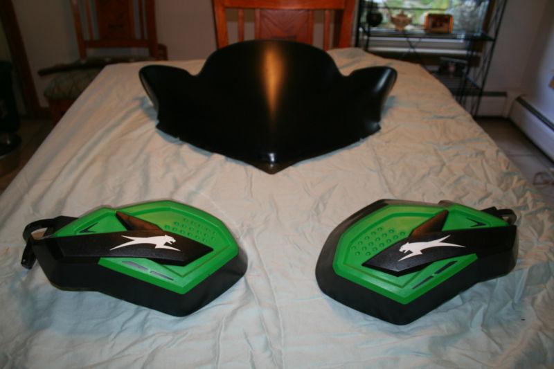 Arctic cat low profile windsreen and hand guards