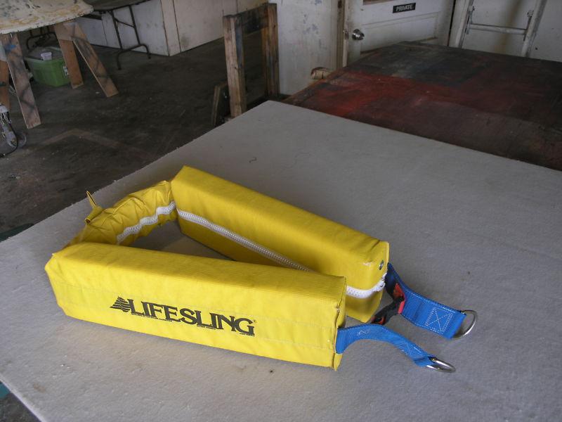 Marine lifesling man overboard rescue system sailboat safety throwable buoy boat