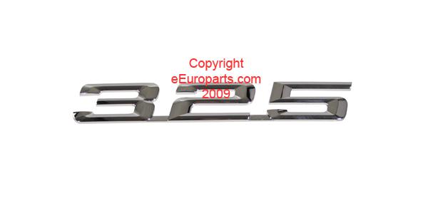 New genuine bmw emblem - trunk (325) 51141960225