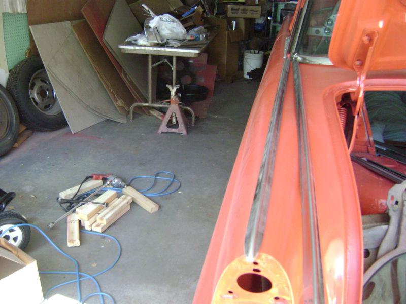 1955- 1956 ford crown vic qt fin mouldings