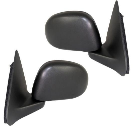 Purchase NEW Side View Mirrors Manual Textured Black Pair Set Lh Rh