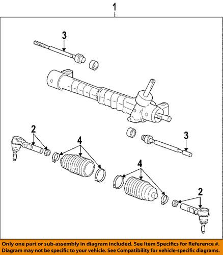 Gm oem 15944072 tie rod/steering tie rod end