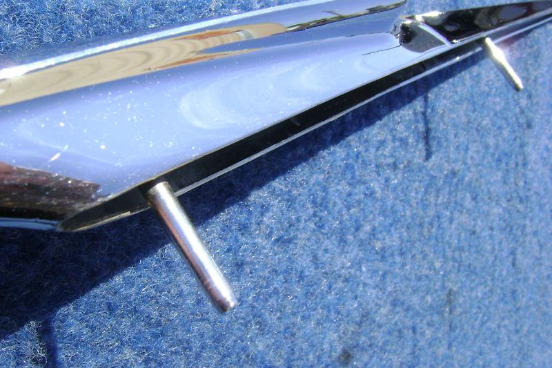 1959 59 Pontiac NOS FRONT FENDER ORNAMENT Bonneville Catalina Star Chief , US $125.00, image 9