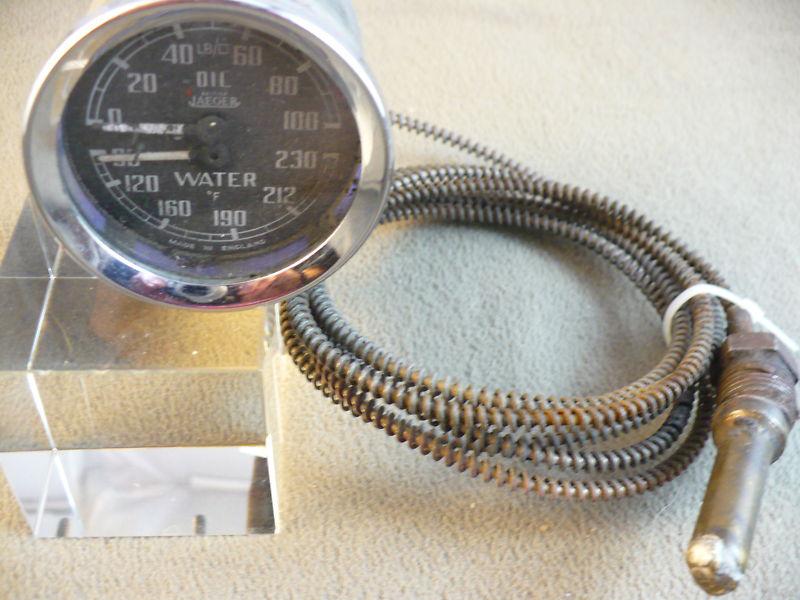Purchase MGA MG SMITHS DUAL GAUGE WATER TEMPERATURE OIL PRESSURE GOOD