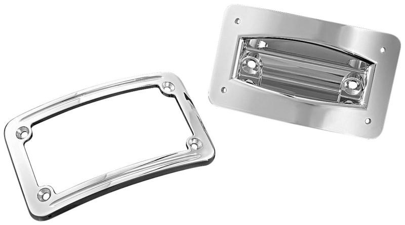 Kuryakyn curved laydown license plate mount  3165