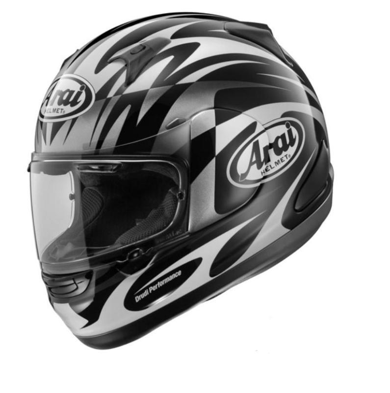 Arai shield cover set for signet-q - mask black/silver