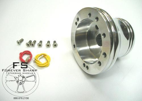 Precedent golf cart steering wheel adapter ( billet aluminum ) ~5 & 6 hole (new)