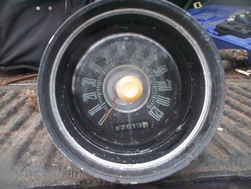  1967  67  ford thunderbird t-bird speedometer 