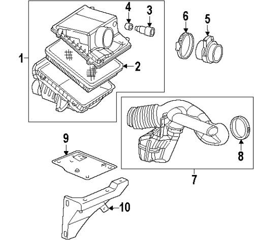 Gmc 25180042 genuine oem factory original rear duct seal