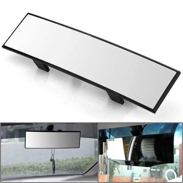 Purchase Universal JDM 300mm Wide Angle Convex Curve Clip On Car Interior Rearview Mirror in