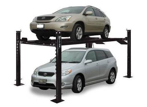 Titan sdpl-7000xlt 7000 lb 4-post xlt parking lift - 19" longer 8" taller