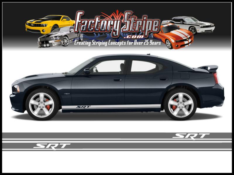 Dodge charger srt rocker panel decal factory stripe 2006 2110