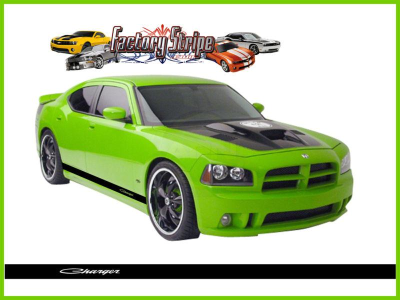 DODGE CHARGER LOGO ROCKER PANEL STRIPES DECALS FACTORY STRIPE 2006-2010, US $39.00, image 3