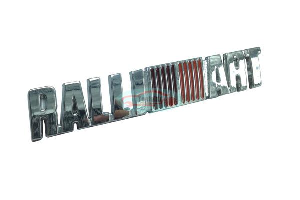 Metal rear side trunk badge emblem sticker for ralliart ralli/art lancer eclipse