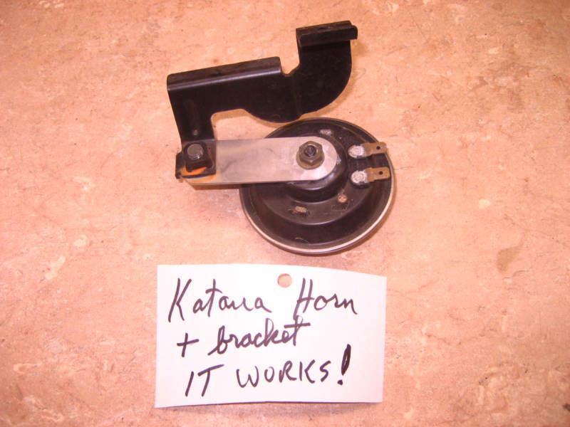 Suzuki Katana GSX 600F 750F 98-06 OEM horn and mounting bracket, US $15.20, image 3