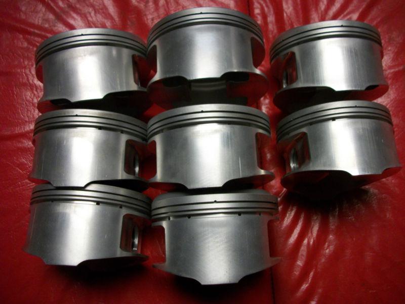 Purchase SBC JE Dome Pistons 4.125 Bore 18* Gas Ported in