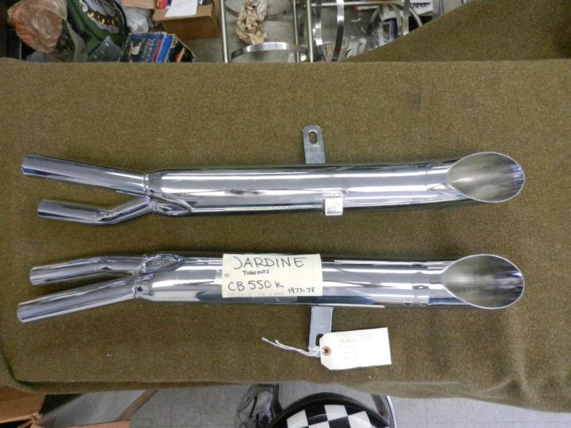 JARDINE - 4-into-2 Slip-On Mufflers - 1977-1978 CB550K - Turnout-style – NEW – p, US $300.00, image 2