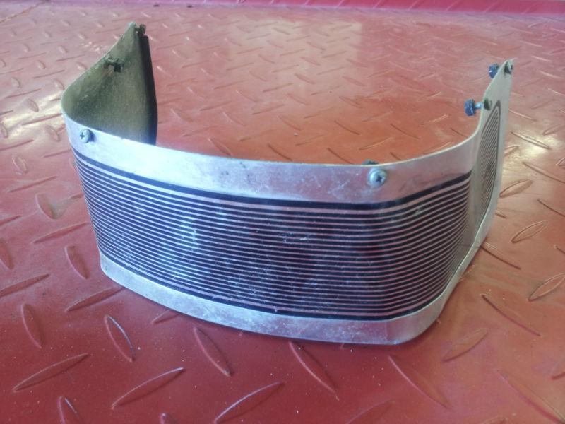 Motorcycle fender skirt