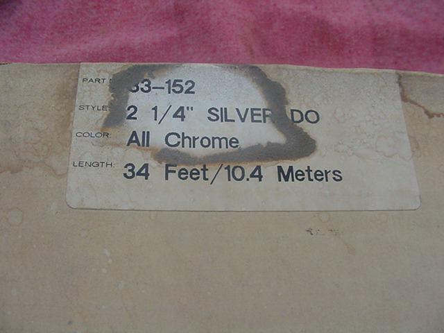 1983-1987 CHEVROLET & GMC SURBURBAN SILVERADO BODY SIDE MOLDING KIT CHROME 34', US $50.00, image 4