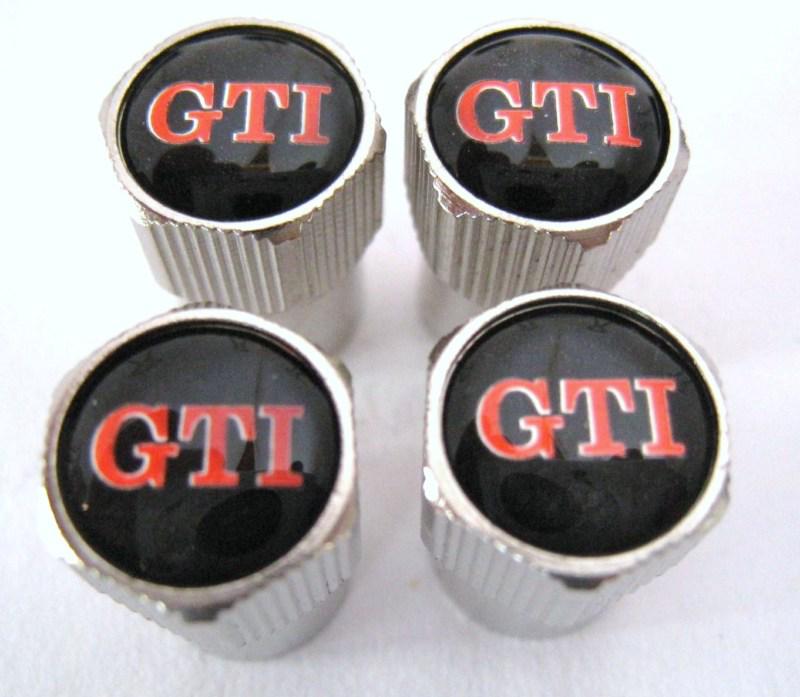 Purchase GTI VALVE CAPS TIRES RIMS VW VOLKSWAGEN GLI 2.0T TDI R32 in