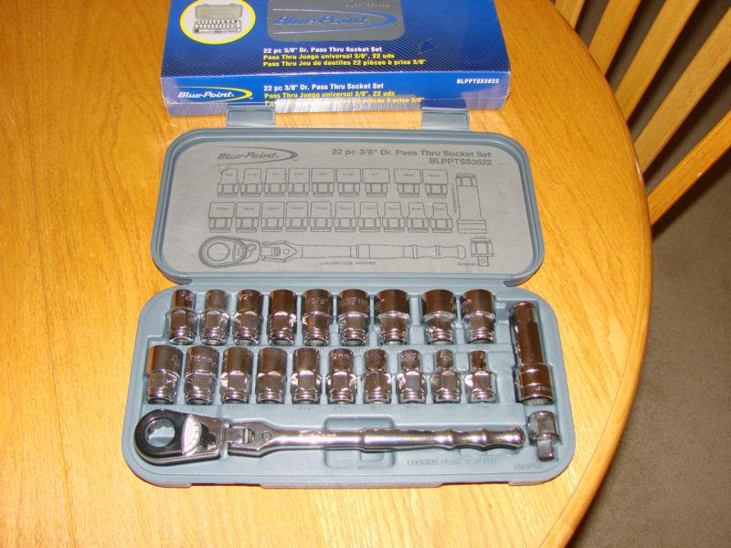 Purchase Blue Point 3/8" Drive Pass Thru Socket Set 22 Pieces NEW in