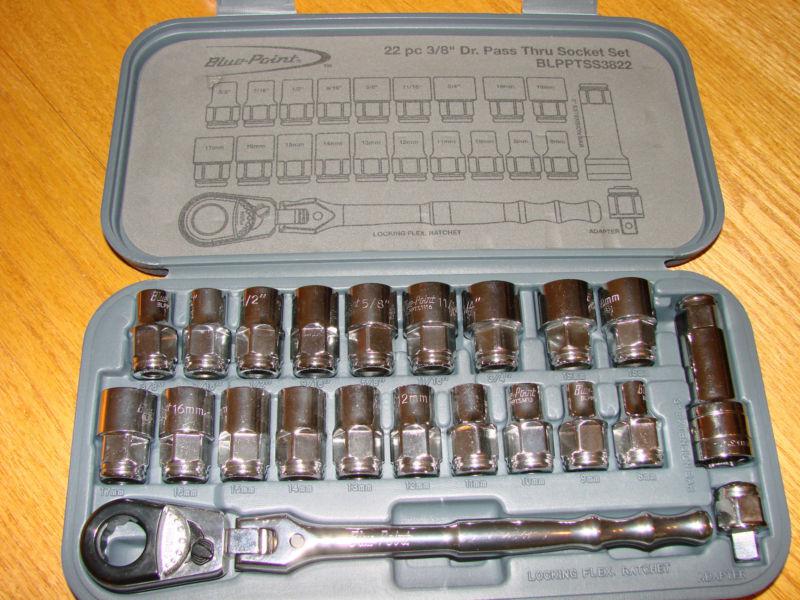 Purchase Blue Point 3/8" Drive Pass Thru Socket Set 22 Pieces NEW in