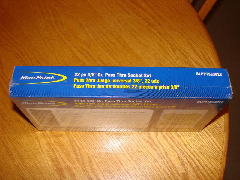 Purchase Blue Point 3/8" Drive Pass Thru Socket Set 22 Pieces NEW in