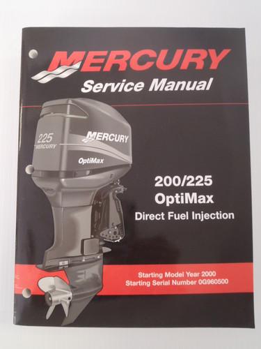 Used mercury outboards 200/225 optimax dfi factory service manual 90-859769r1