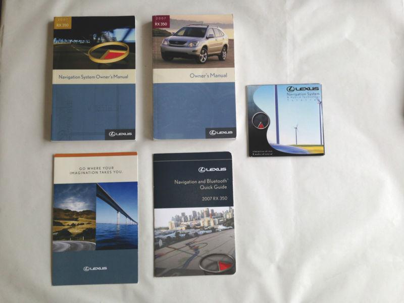 2007 LEXUS RX350 OWNERS MANUAL WITH NAV DVD AND HYBRID TECHNOLOGY , US $59.95, image 2