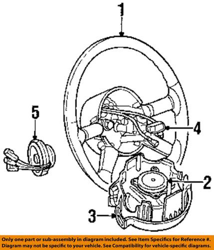 Mopar oem 4671826aa steering wheel-cruise switch