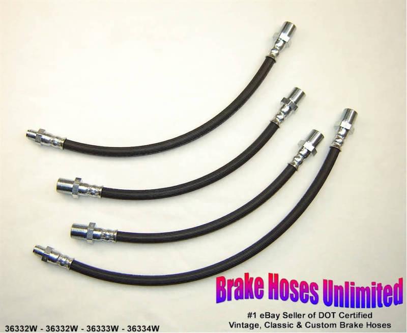 Brake hose set scout 1961 1962 1963 1964 1965, 4x4