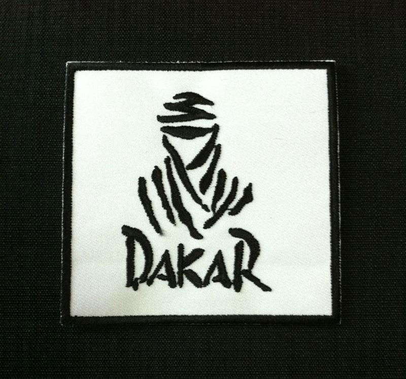 Paris dakar embroidered patch iron on badge car moto auto racing rally race 