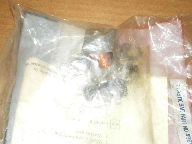 Nos delco 1984-92 chevrolet camaro pontiac windshield wiper motor park switch