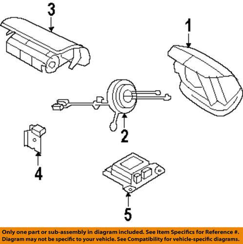 Ford oem 8c2z14b321a air bag-control module