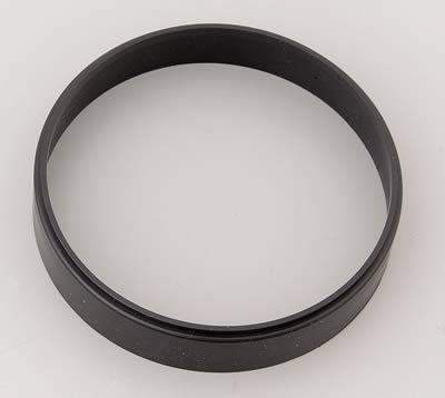Mr. gasket air filter assembly spacer plastic black 1.000" high 5 1/8" neck each