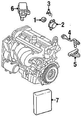 Volvo 31331765 genuine oem factory original crankshaft position sensor