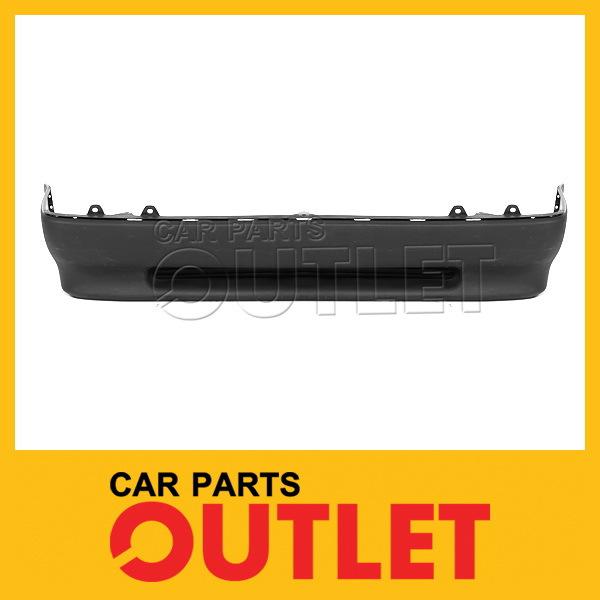 1989-1991 geo metro rear bumper cover lower raw black plastic xfi 3cyl w/o turbo