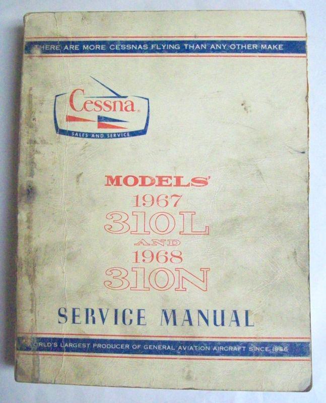 Original cessna 310l, 310n 1967-68 service manual