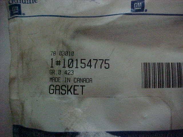 # 10154775  valve cover gasket 3400 engine buick, chevy olds pontiac -genuine gm