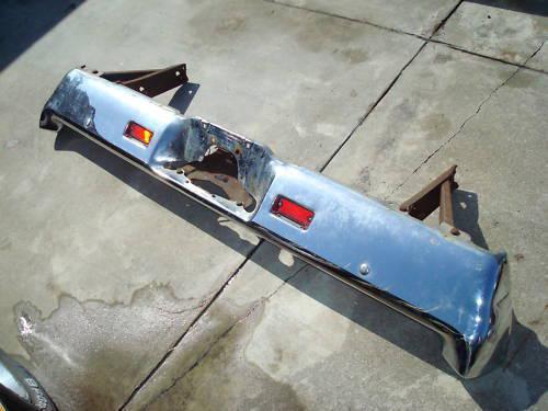 1970 el camino rear bumper assembly