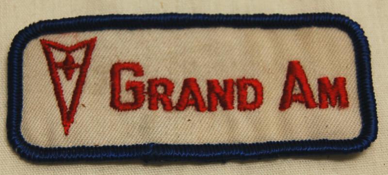 New pontiac grand am sew on jacket patch hot rat rod nhra nascar