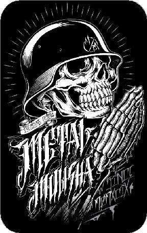 Metal mulisha decal pair #4  sticker, truck trailer moto