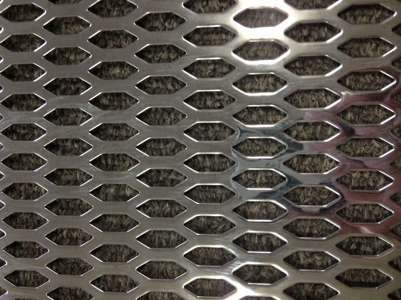 Purchase Universal Stainless Steel Chrome Punch Sheet 12"x48" Grille