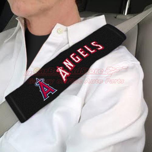 MLB Anaheim Angels Seat Belt Shoulder Pads, Pair, Licensed + Free Gift, US $7.95, image 2