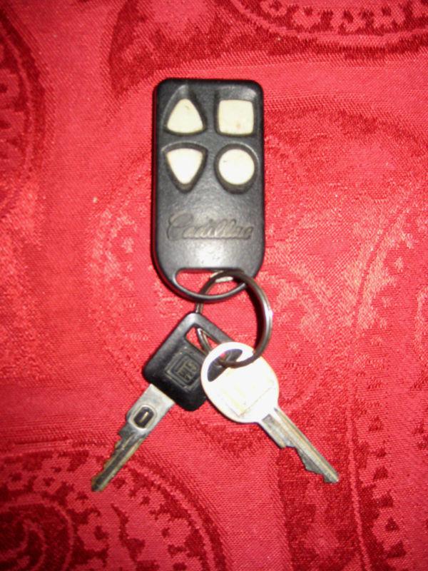 Keyless remote 91-95 cadillac eldorado seville 93-95 deville 10178734 with keys