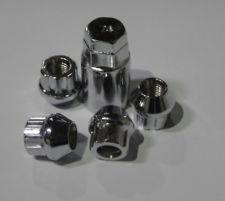  mr. lugnut wheel locks 4 piece with key open end 1/2 chrome 4100-4